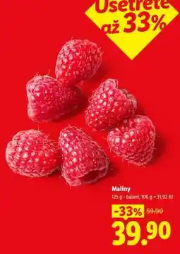 Lidl Maliny nabídka