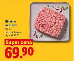 Lidl Mělněné maso mix nabídka