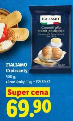 Lidl ITALIAMO CROISSANTY nabídka