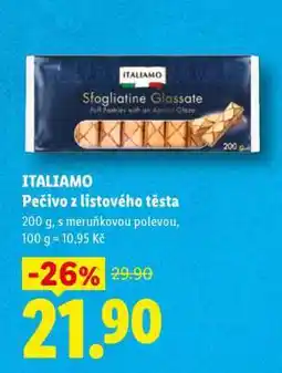 Lidl ITALIAMO Pečivo z listového těsta nabídka