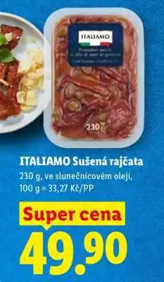 Lidl ITALIAMO SUŠENÁ RAJČATA nabídka
