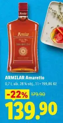 Lidl ARMILAR AMARETTO nabídka