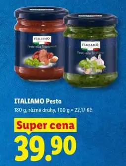 Lidl ITALIAMO PESTO nabídka