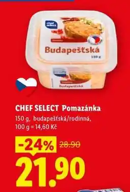 Lidl CHEF SELECT POMAZÁNKA nabídka