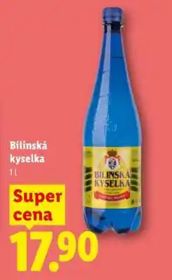 Lidl Bílinská kyselka nabídka