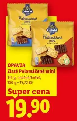 Lidl Opavia Zlaté Polomáčené mini nabídka