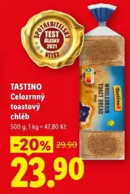 Lidl Tastino Celozrnný Toastový Chléb nabídka
