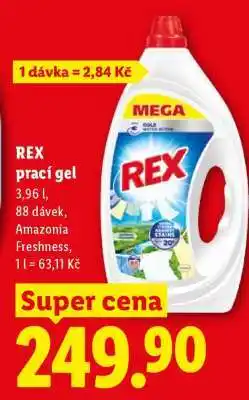 Lidl Rex prací gel nabídka