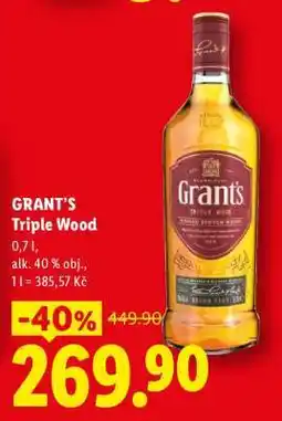 Lidl Grant‘s Triple Wood nabídka