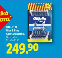 Lidl GILLETTE BLUE 3 PLUS COMFORT HOLÍTKA nabídka