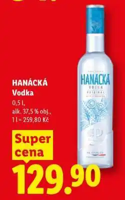 Lidl Hanácká Vodka nabídka