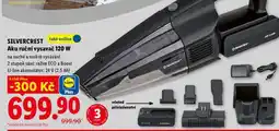 Lidl SILVERCREST Aku ruční vysavač 120 W nabídka