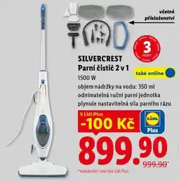 Lidl SILVERCREST Parní čistič 2 v 1 nabídka