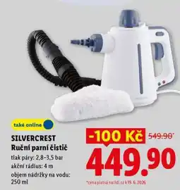 Lidl SILVERCREST Ruční parní čistič nabídka