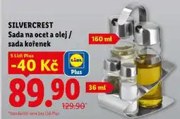 Lidl SILVERCREST Sada na ocet a olej / sada kořenek nabídka