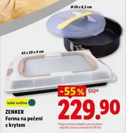 Lidl ZENKER Forma na pečení s krytem nabídka