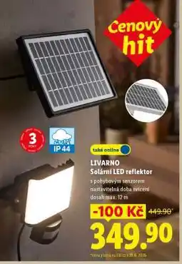 Lidl LIVARNO Solární LED reflektor nabídka