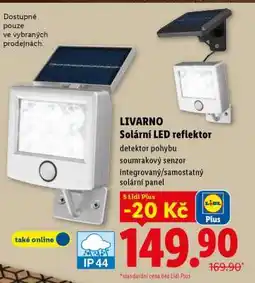 Lidl LIVARNO Solární LED reflektor nabídka