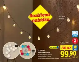 Lidl LIVARNO Solární LED řetěz nabídka