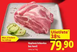 Lidl Vepřová krkovice bez kosti nabídka