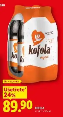 Lidl Kofola nabídka