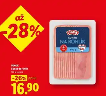 Lidl Pikok Šunka na rohlík nabídka