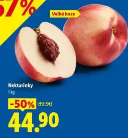 Lidl Nektarinky nabídka