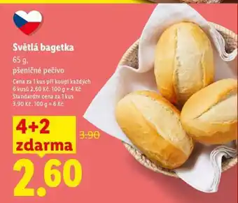 Lidl SVĚTLÁ BAGETKA nabídka