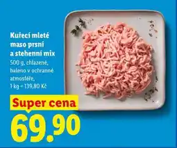 Lidl Kuřecí mleté maso prsní a stehenní mix nabídka