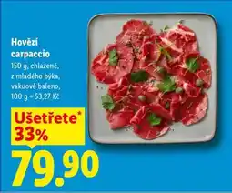 Lidl Hovězí carpaccio nabídka