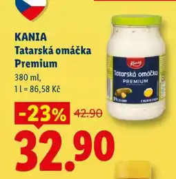 Lidl Kania Tatarská omáčka PREMIUM nabídka