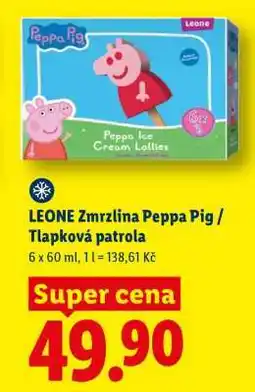 Lidl LEONE Zmrzlina Peppa Pig / Tlapková patrola nabídka