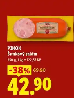 Lidl PIKOK ŠUNKOVÝ SALÁM nabídka
