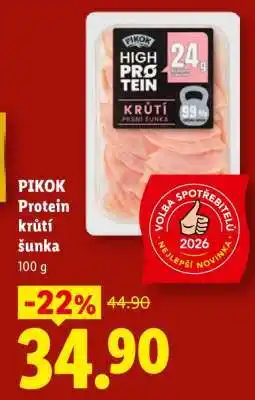 Lidl PIKOK Protein krůtí šunka nabídka