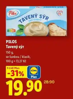 Lidl Pilos TAVENÝ SÝR nabídka