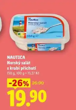 Lidl Nautica Norský salát s krabí příchutí nabídka