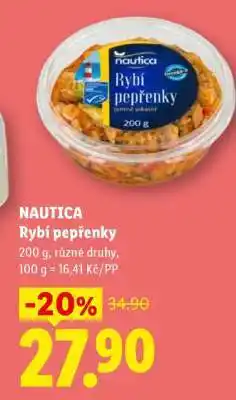 Lidl NAUTICA Rybí pepřenky nabídka