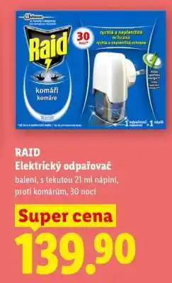 Lidl Raid elektrický odpařovač nabídka