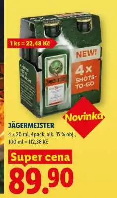 Lidl Jägermeister nabídka