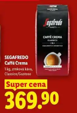 Lidl SEGAFREDO CAFFÉ CREMA nabídka