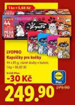 Lidl LYOPRO Kapsičky pro kočky nabídka