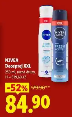 Lidl NIVEA Deosprej XXL nabídka