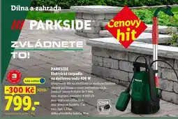 Lidl PARKSIDE Elektrické čerpadlo na dešťovou vodu 400 W nabídka