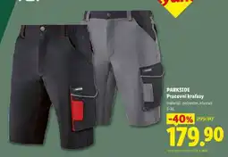 Lidl Parkside Pracovní kraťasy nabídka