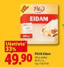 Lidl Pilos EIDAM nabídka