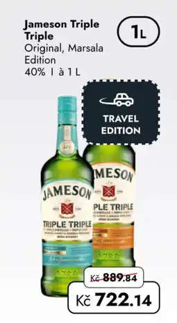 TRAVEL FREE Jameson Triple Triple nabídka