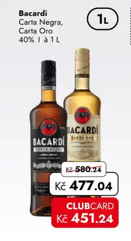 TRAVEL FREE Bacardi nabídka