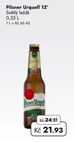 TRAVEL FREE Pilsner Urquell 12° nabídka