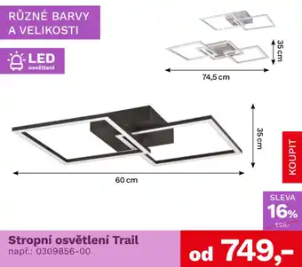 Asko Stropní osvětlení Trail nabídka