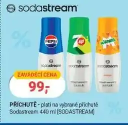 Planeo Elektro Sodastream Příchute nabídka